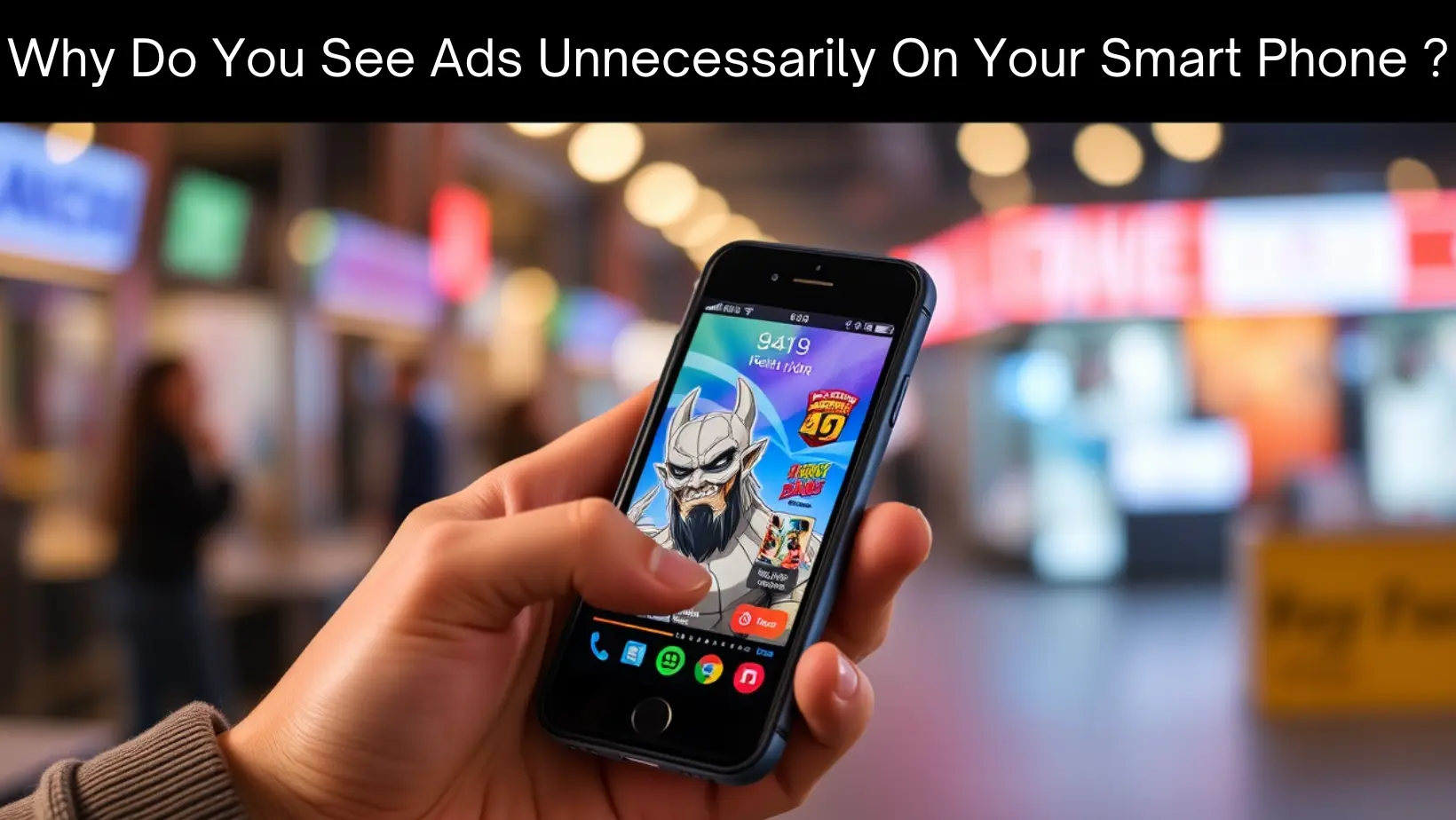 Why Do You See Ads Unnecessarily On Your Smart Phone?